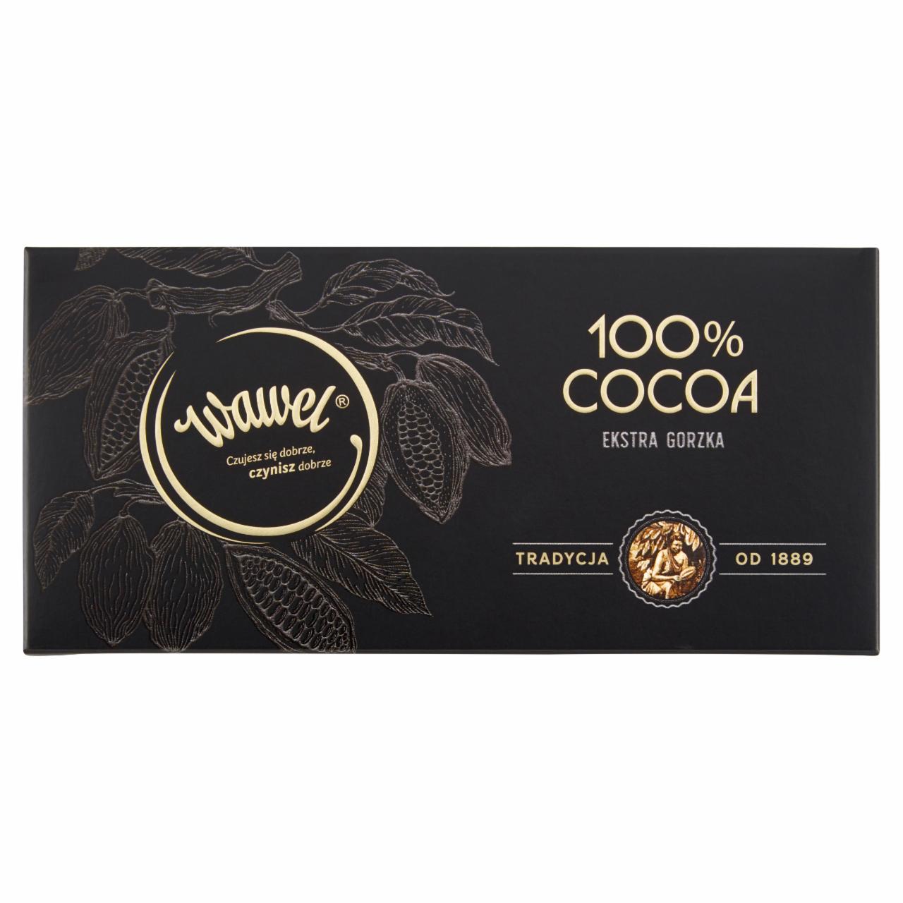 Фото - Екстра темний шоколад 100% Cocoa WAWEL