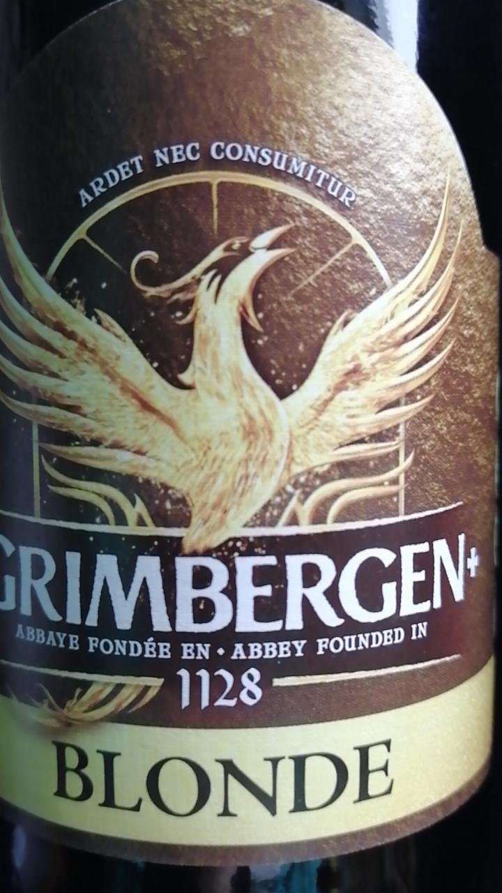 Фото - Пиво 6.7% світле пастеризоване Blonde Grimbergen