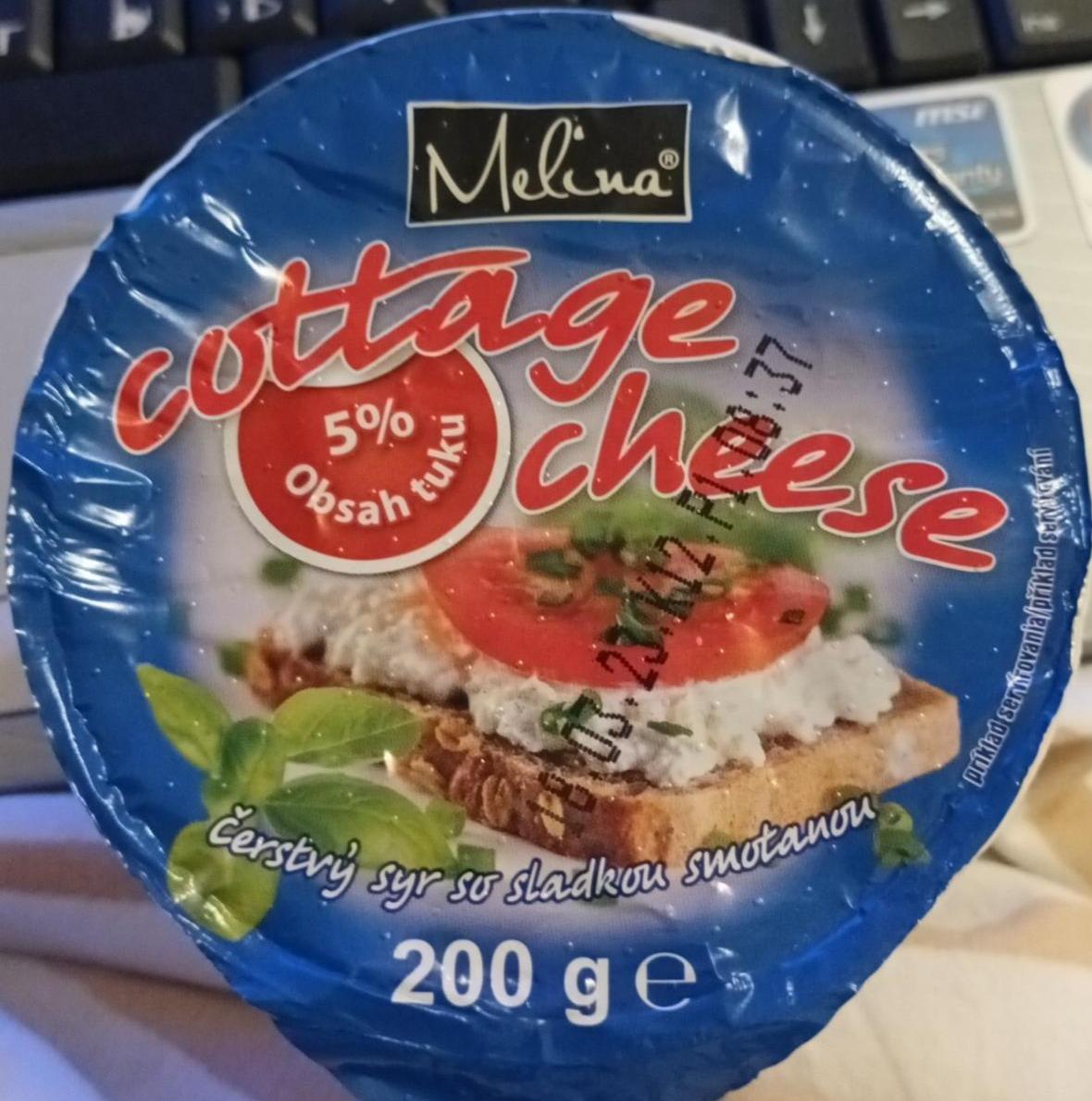 Фото - Сир кисломолочний 5% Cottage Cheese Melina
