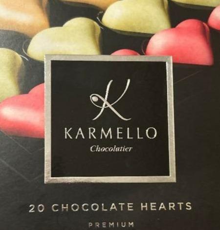 Фото - Cchocolatier 20 Chocolate Hearts Premium Karmello