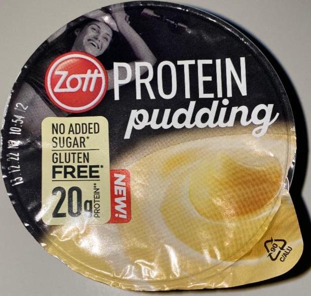 Фото - Пудінг високобілковий ванільний Protein Pudding Zott