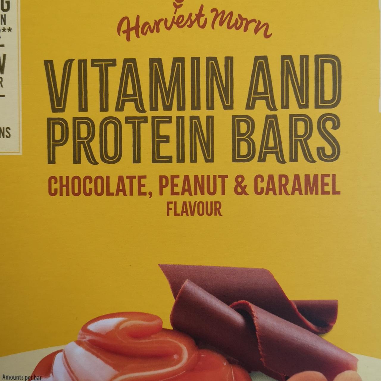 Фото - Батончики вітамінно-протеїнові зі смаком арахісу та карамелі Harvest Morn