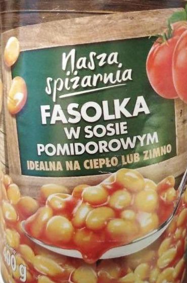 Фото - Квасоля біла в томатному соусі Nasza Spiżarnia