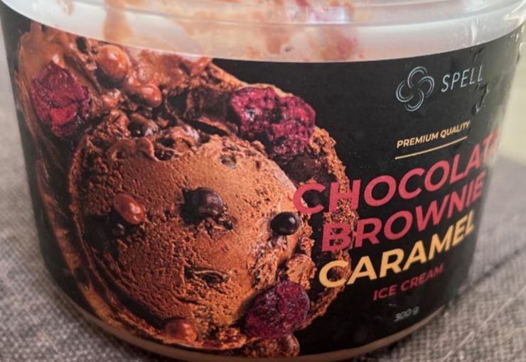 Фото - Морозиво вершкове Chocolate brownie&Caramel Spell