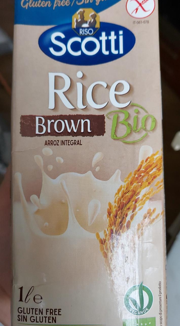 Фото - Напій рисовий з коричневого рису Riso Scotti