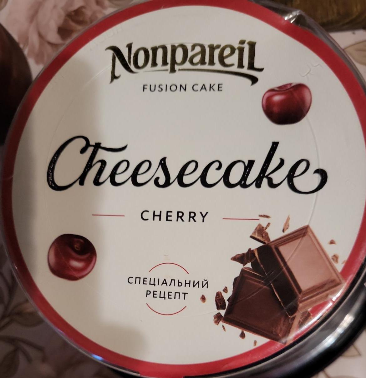 Фото - Торт Чізкейк шоколадний з вишнею Cheesecake cherry Nonpareil