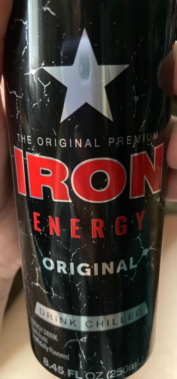 Фото - Напій безалкогольний енергетичний сильногазований пастеризований Iron Energy Classic Iron