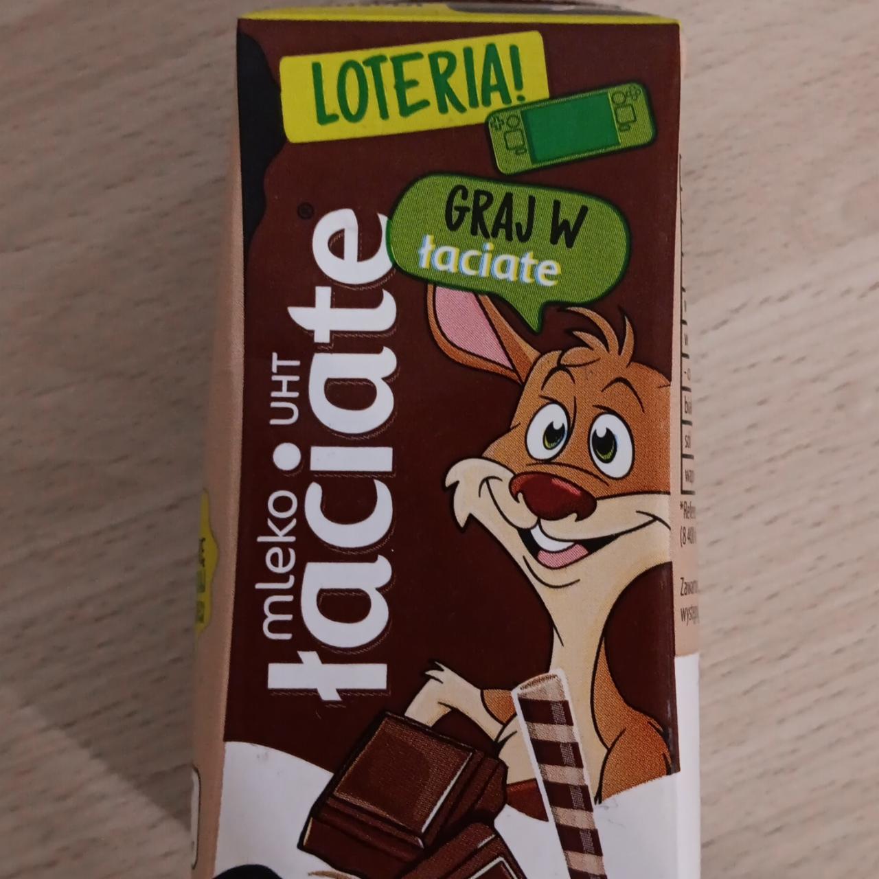 Фото - mleko UHT smakowe czekoladowe Łaciate