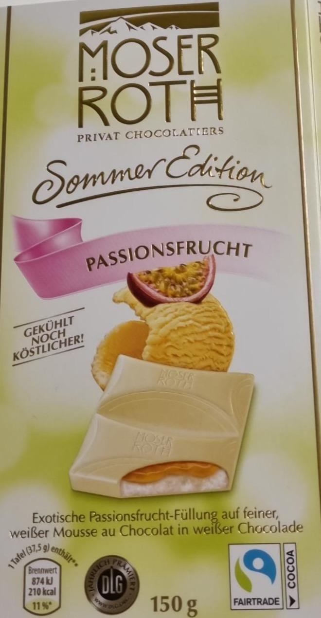Фото - Шоколад Sommer Edition Passionsfrucht Moser Roth