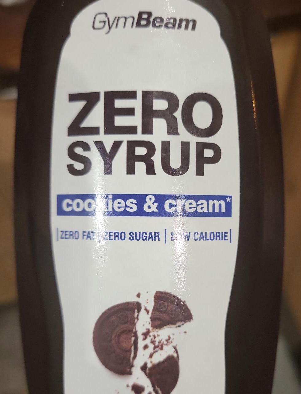 Фото - Сироп Zero Syrup без цукру Cookies & Cream GymBeam