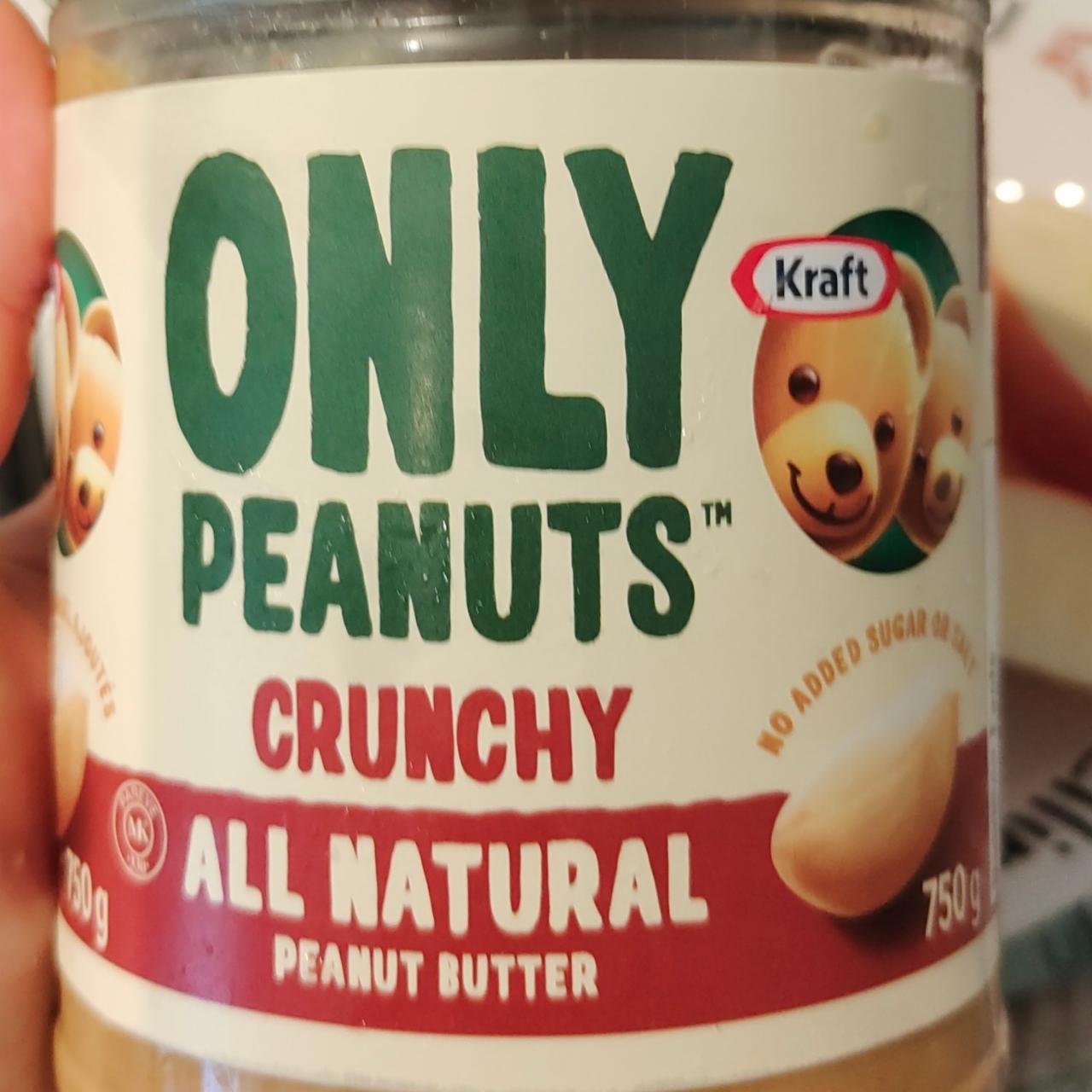 Фото - Арахісова паста Peanut Butter Crunchy Only Peanuts Kraft