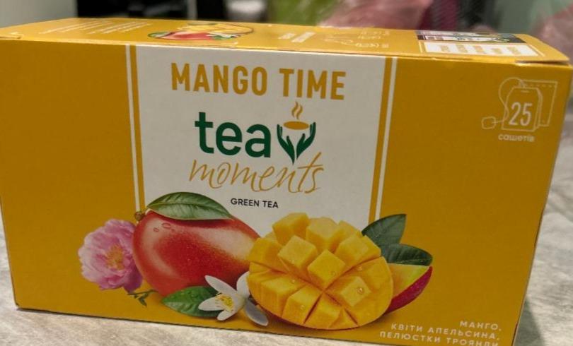 Фото - Чай зелений Tea Moments Mango Time листовий Сільпо