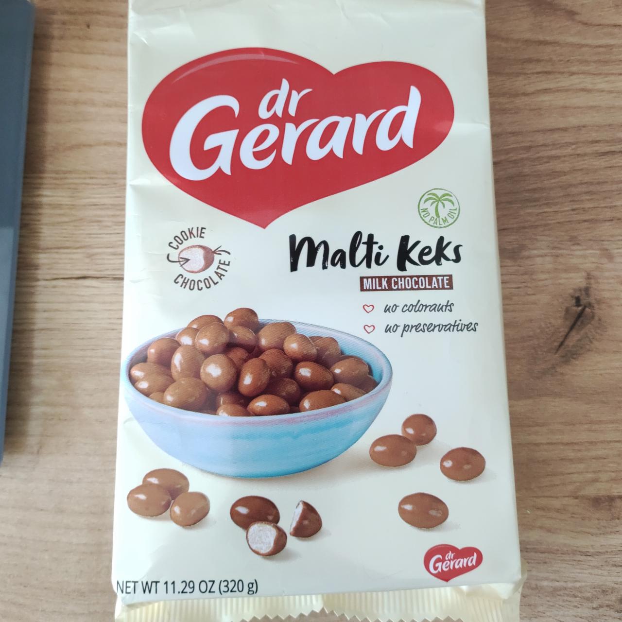 Фото - Кульки з печива в молочному шоколаді Malti Keks Milk Chocolate Dr Gerard