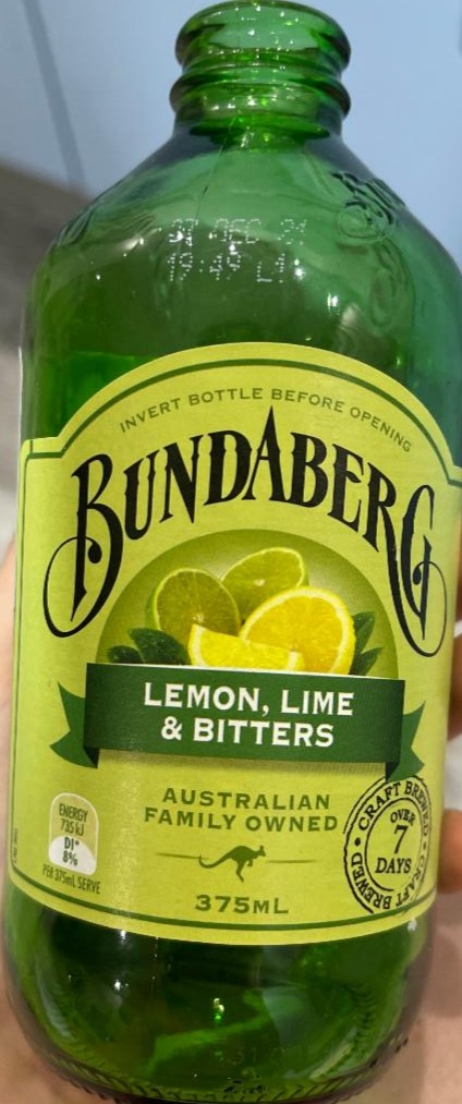 Фото - напій ферментований лимон, лайм і прянощі lemon lime bitters Bundaberg