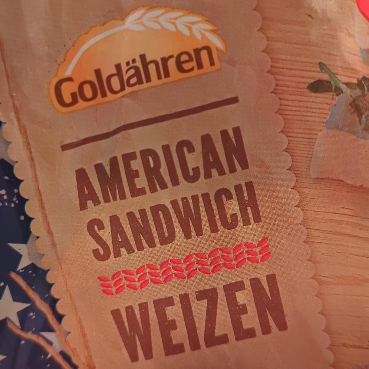 Фото - Хліб тостовий American Sandwich Weizen Goldähren