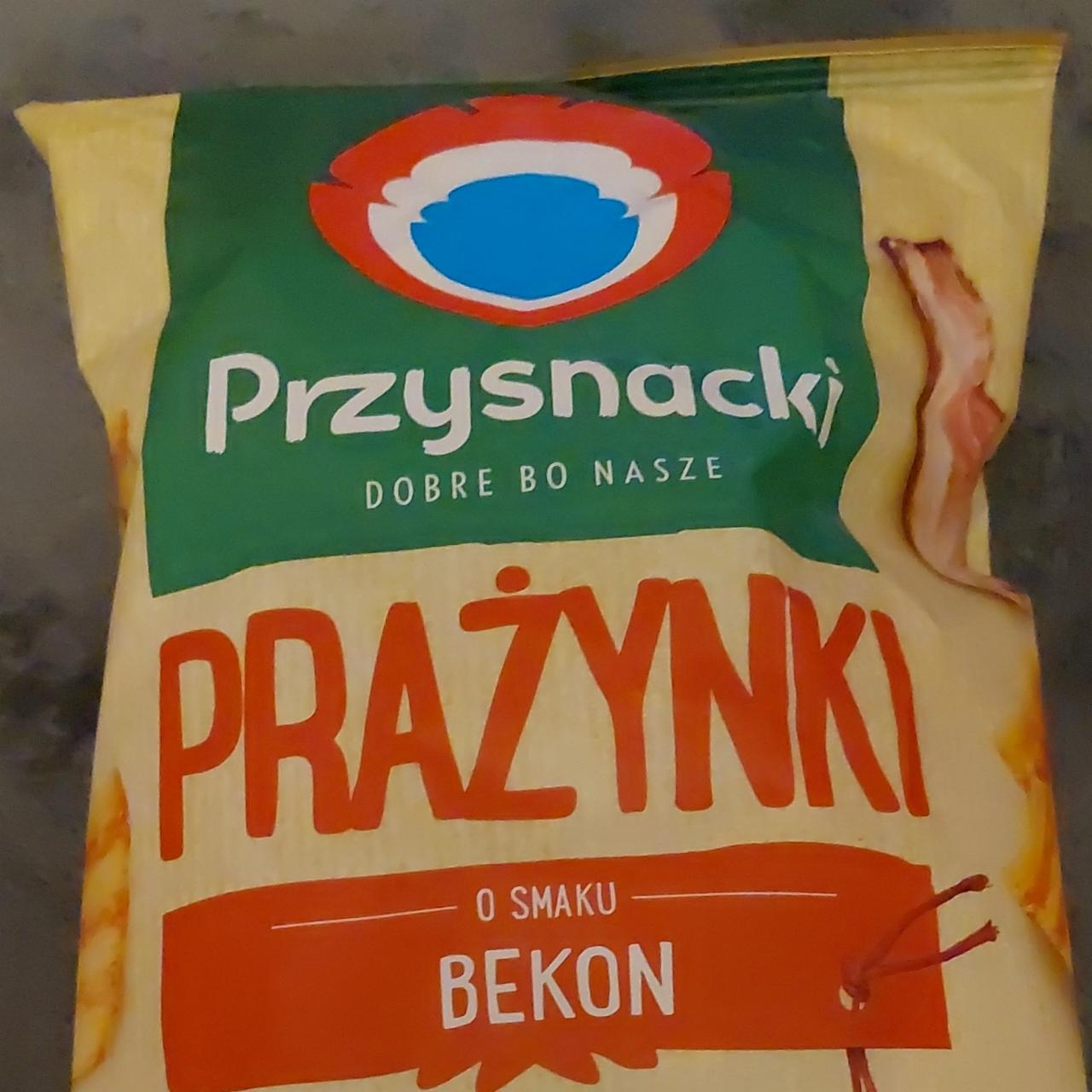 Фото - Снеки картопляно-пшеничні зі смаком бекона Przysnacki