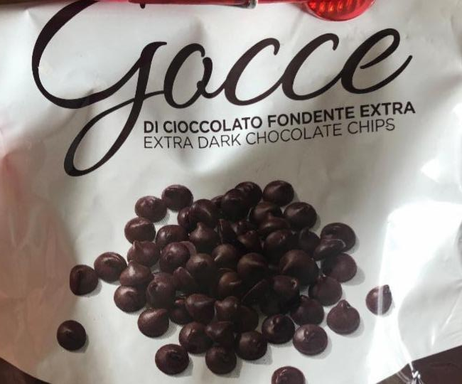 Фото - Шоколадні краплі темний шоколад Gocce Emilia Zaini
