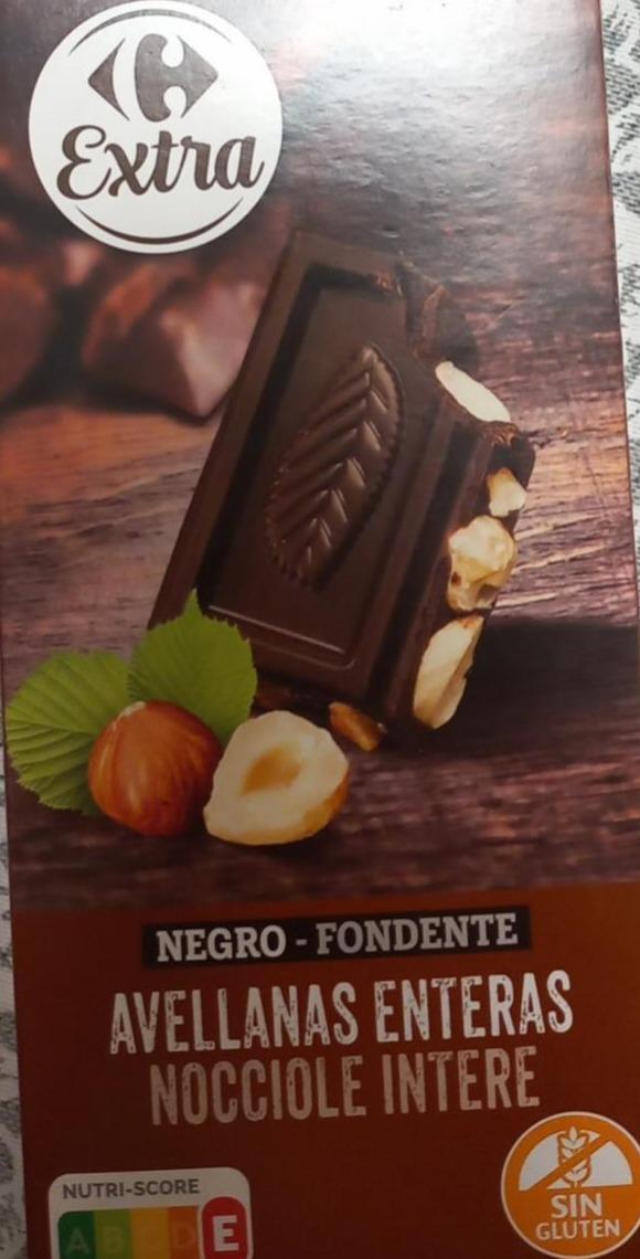 Фото - Chocolate negro 25% avellana Carrefour