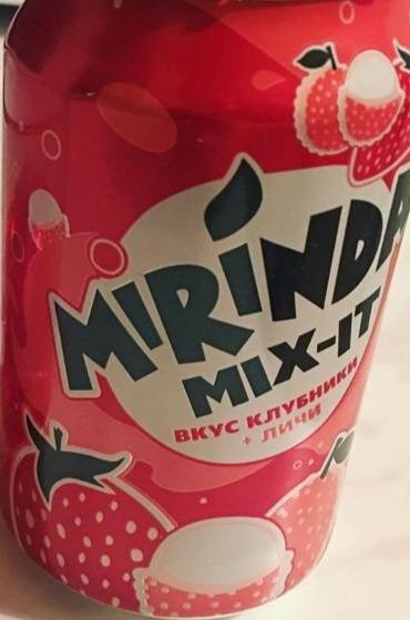 Фото - Напій безалкогольний сильногазований зі смаком полуниця-лічі Mix-it Mirinda Мірінда