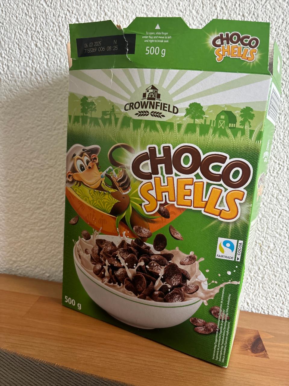 Фото - Пластівці шоколадні Choco Shells Crownfield