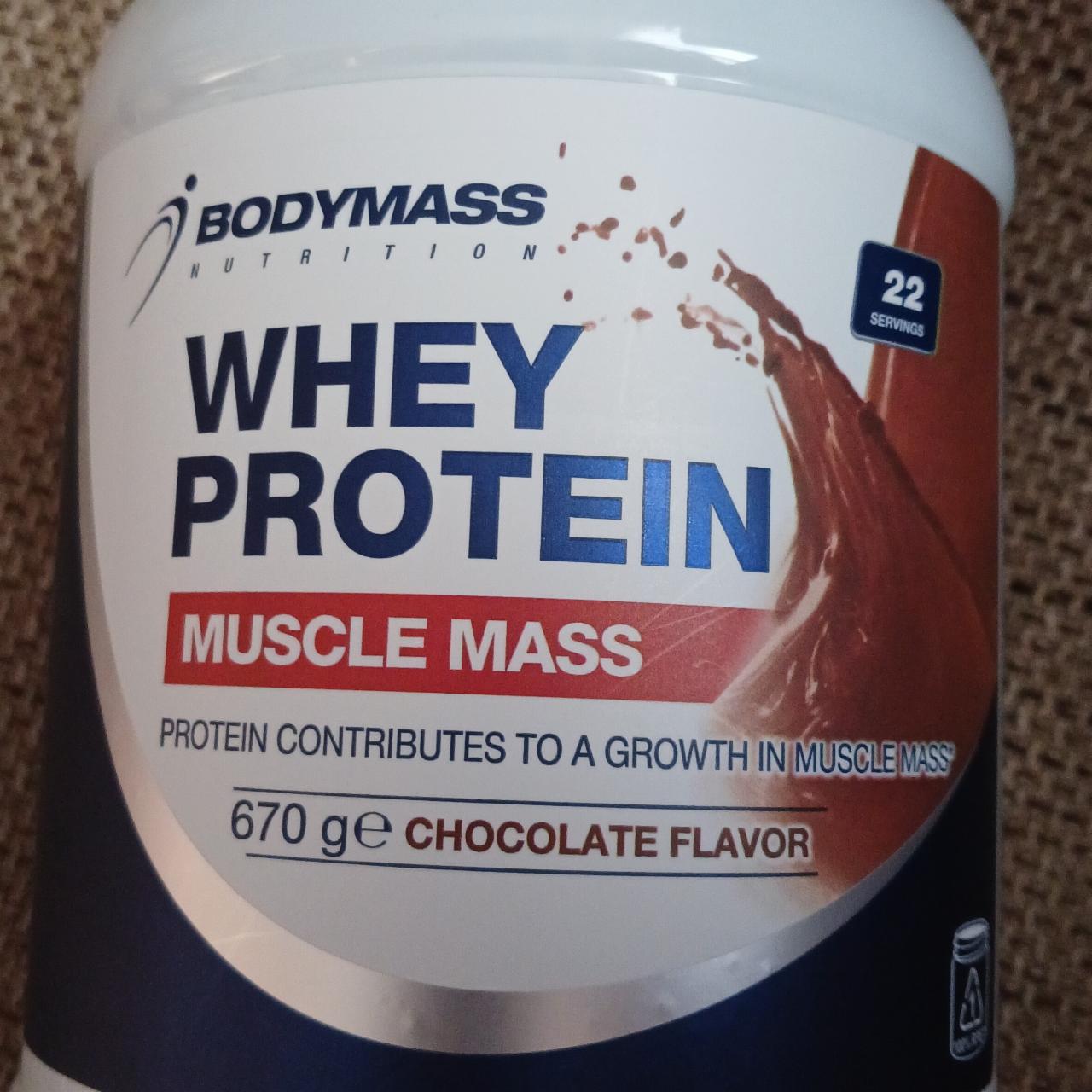 Фото - Протеїн Whey Protein Muscle Mass Chocolate Flavour Bodymass Nutrition