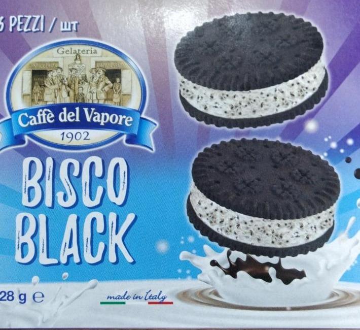 Фото - Морозиво з ароматом ванілі,крихтами печива у печиві з какао Біско Блек Парова Кава