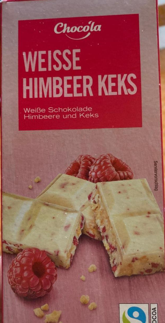 Фото - Білий малиновий бісквіт Weisse himbeer keks Chocola