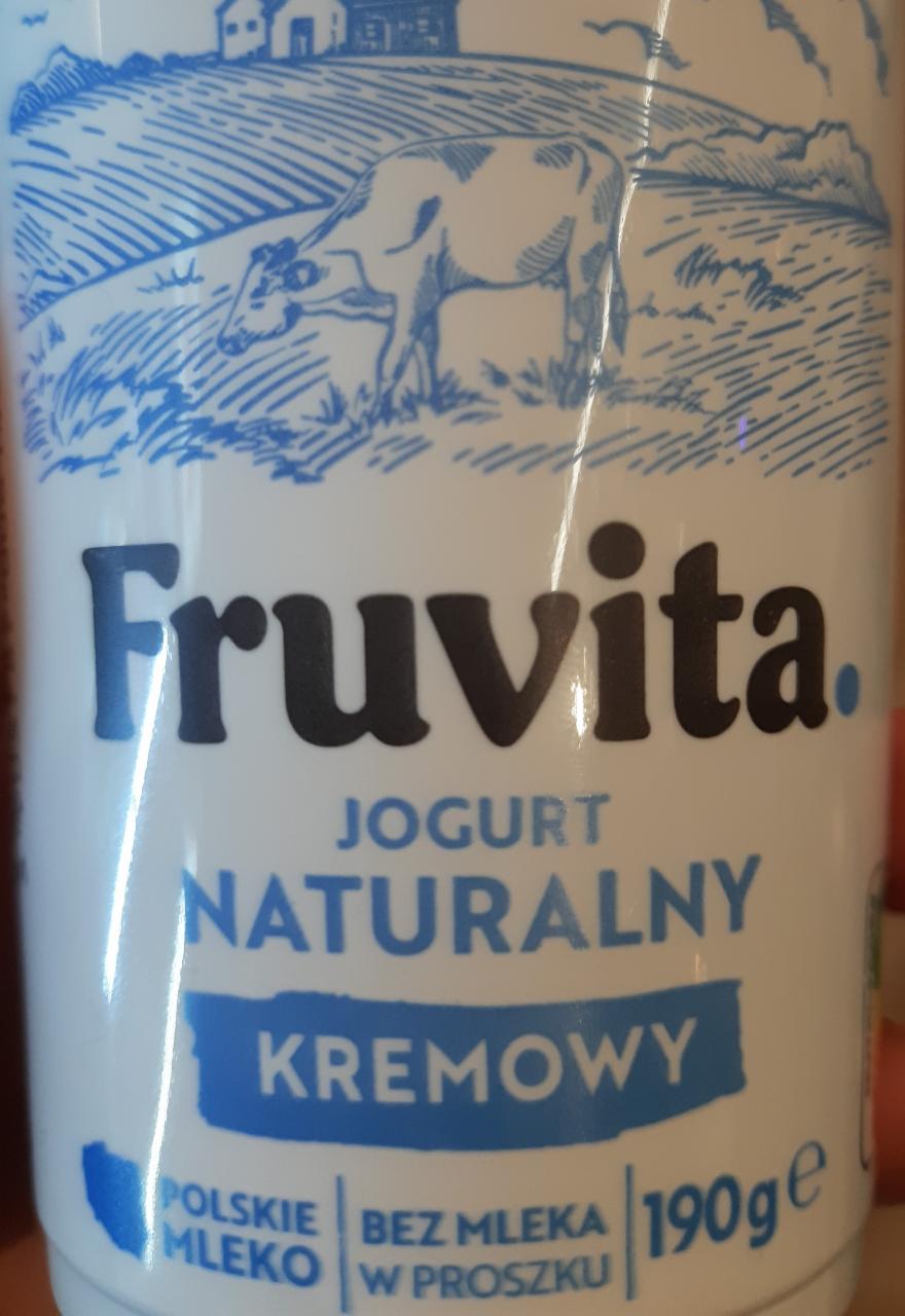 Фото - Йогурт 3% натуральний Jogurt Naturalny Kremowy Fruvita