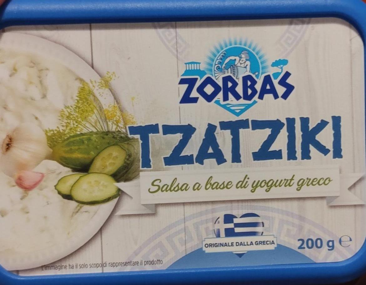 Фото - Грецький йогуртовий соус Tzatziki Zorbas