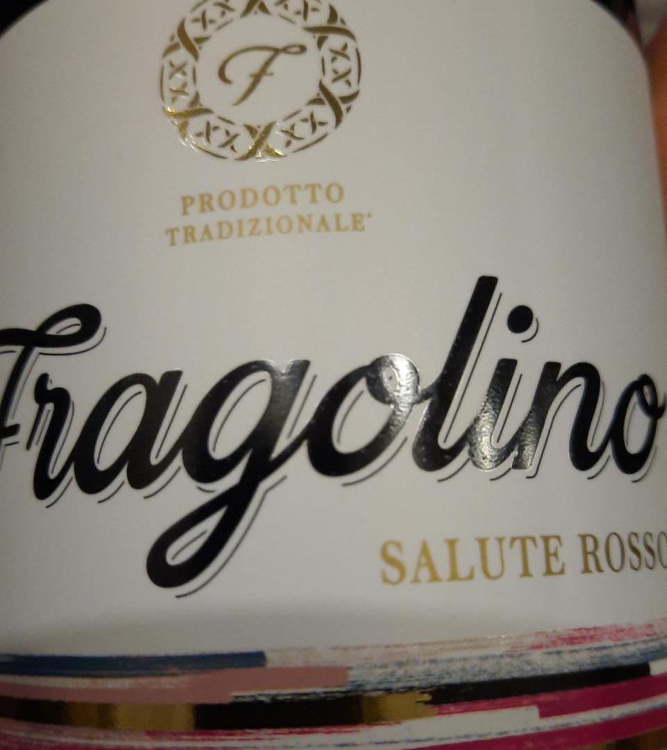 Фото - Напій винний 0.75л 6-6.9% червоний напівсолодкий ігристий слабоалкогольний Fragolino Salute Rosso San Martino
