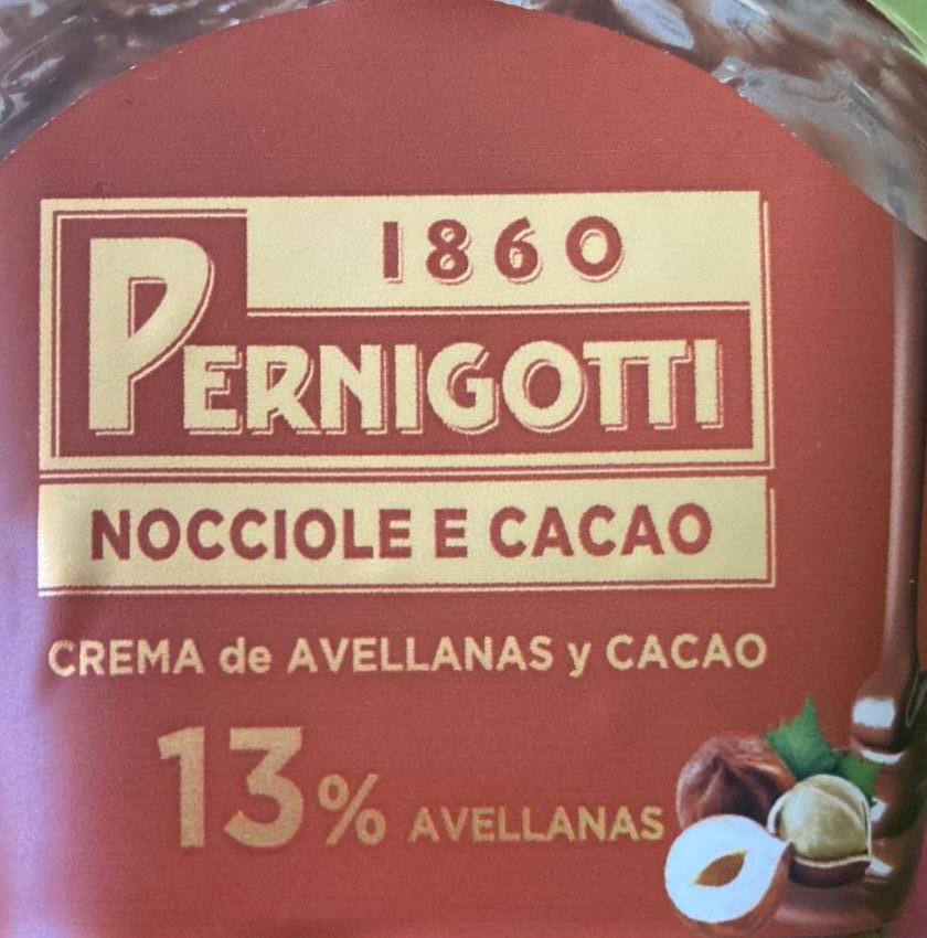 Фото - Паста шоколадна Nocciole e cacao Pernigotti