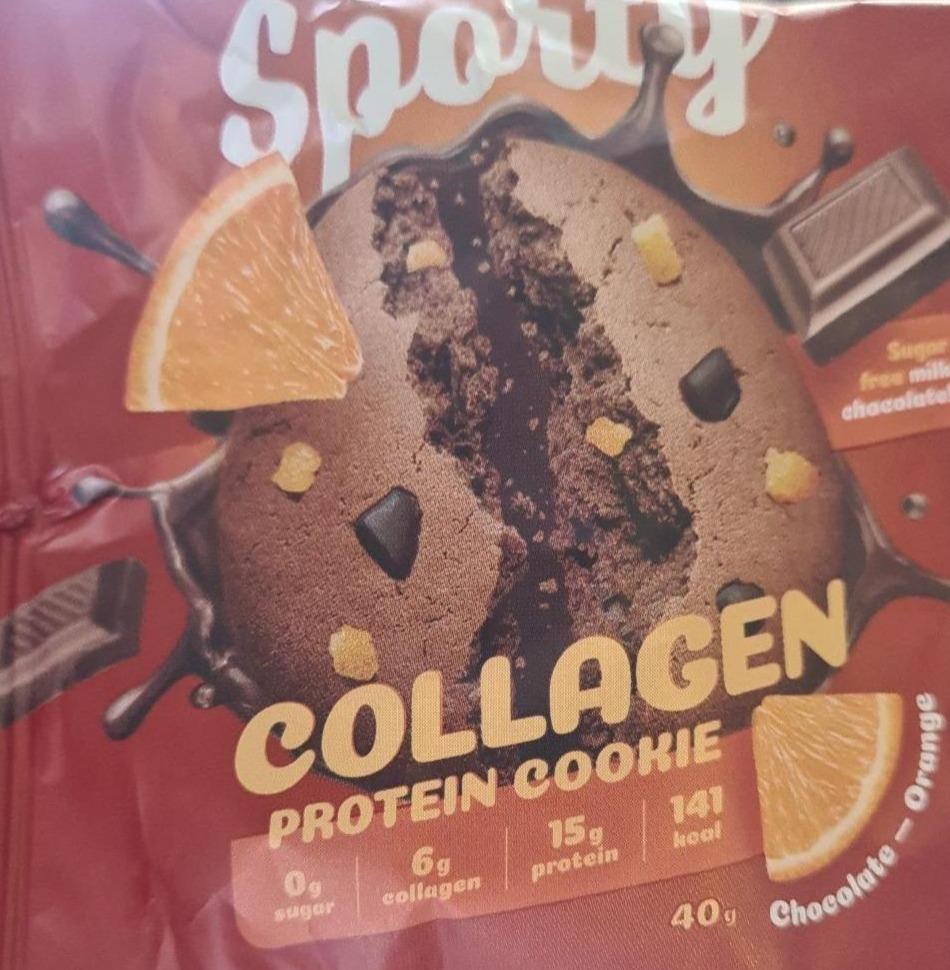 Фото - Печиво протеїнове Шоколад -апельсин CollaGen Sporty