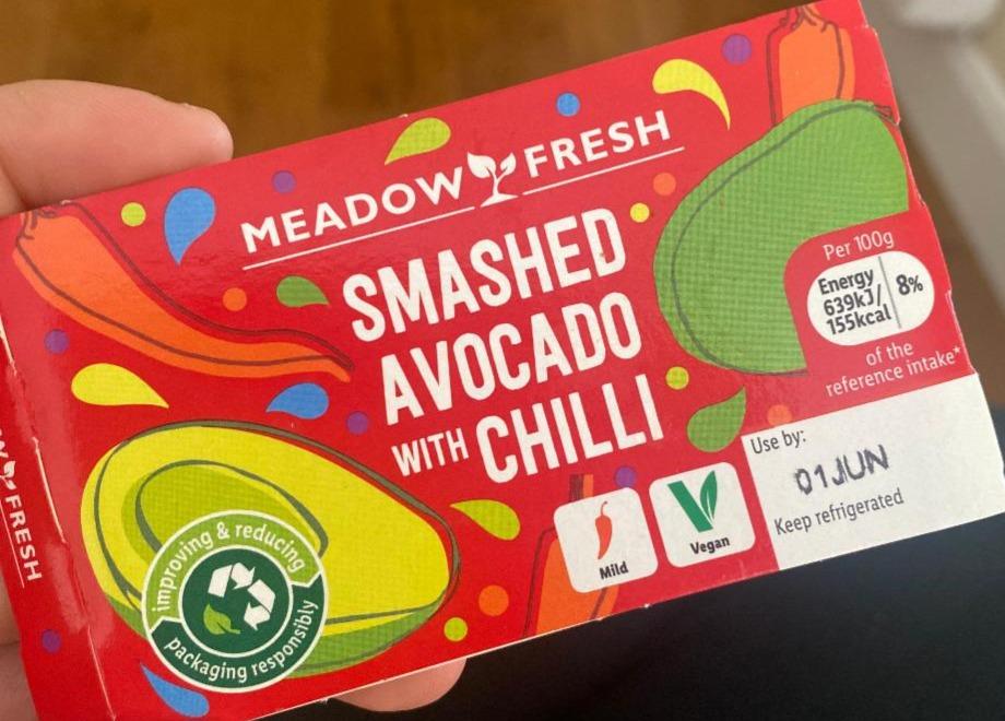 Фото - Smashed Avocado With Chilli Meadow Fresh