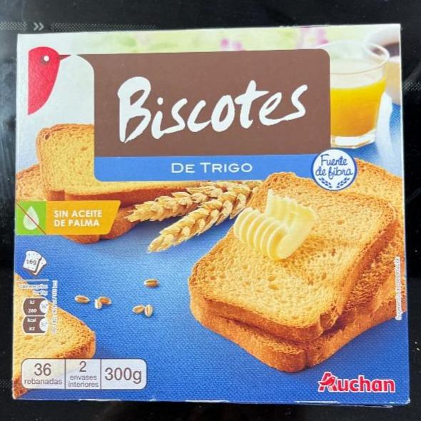 Фото - Хлібці звичайні Biscotes De Trigo Ашан Auchan