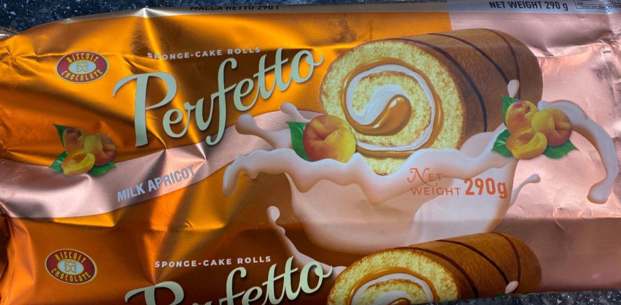 Фото - Perfetto milk aprikot Biscuit Chocolate