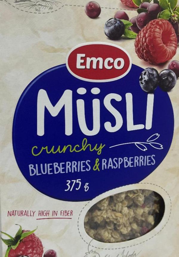 Фото - Crunchy Museli With Blueberry & Raspberry Emco