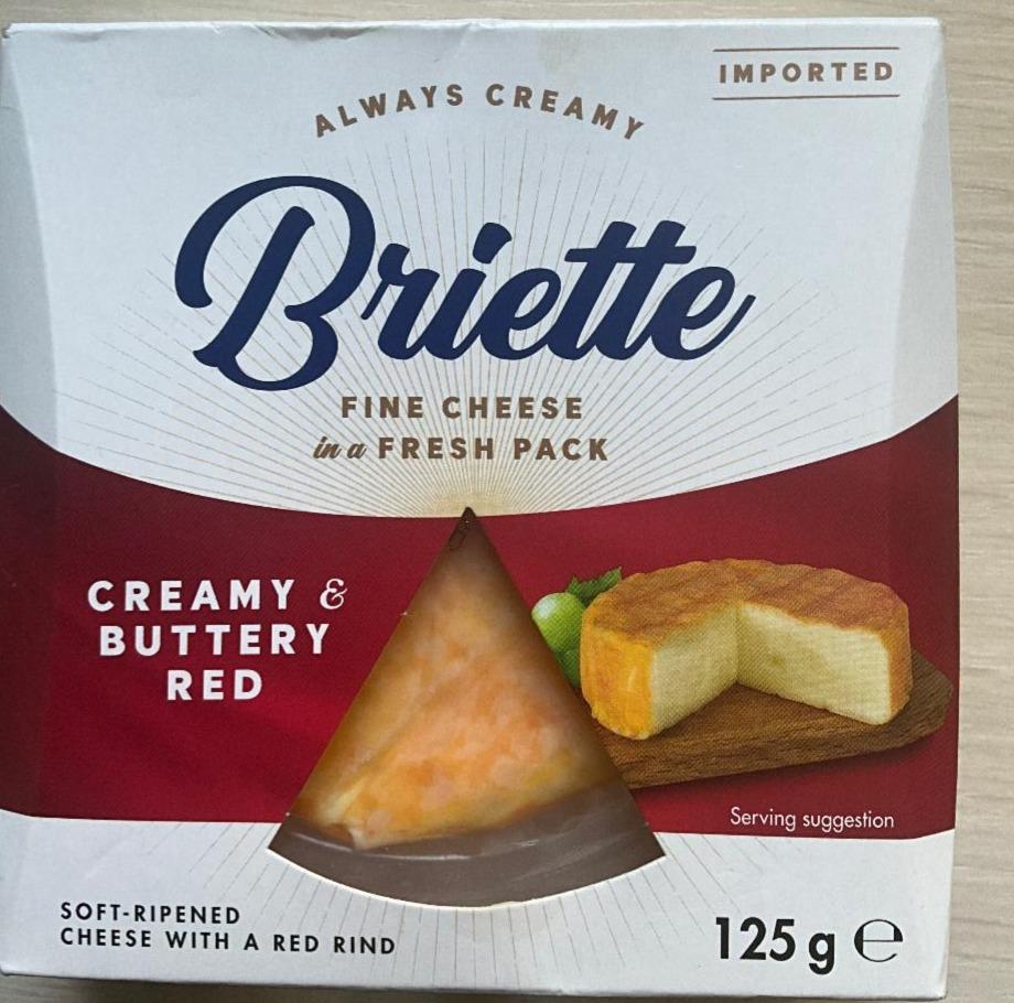 Фото - Fine cheese creamy & buttery red Briette