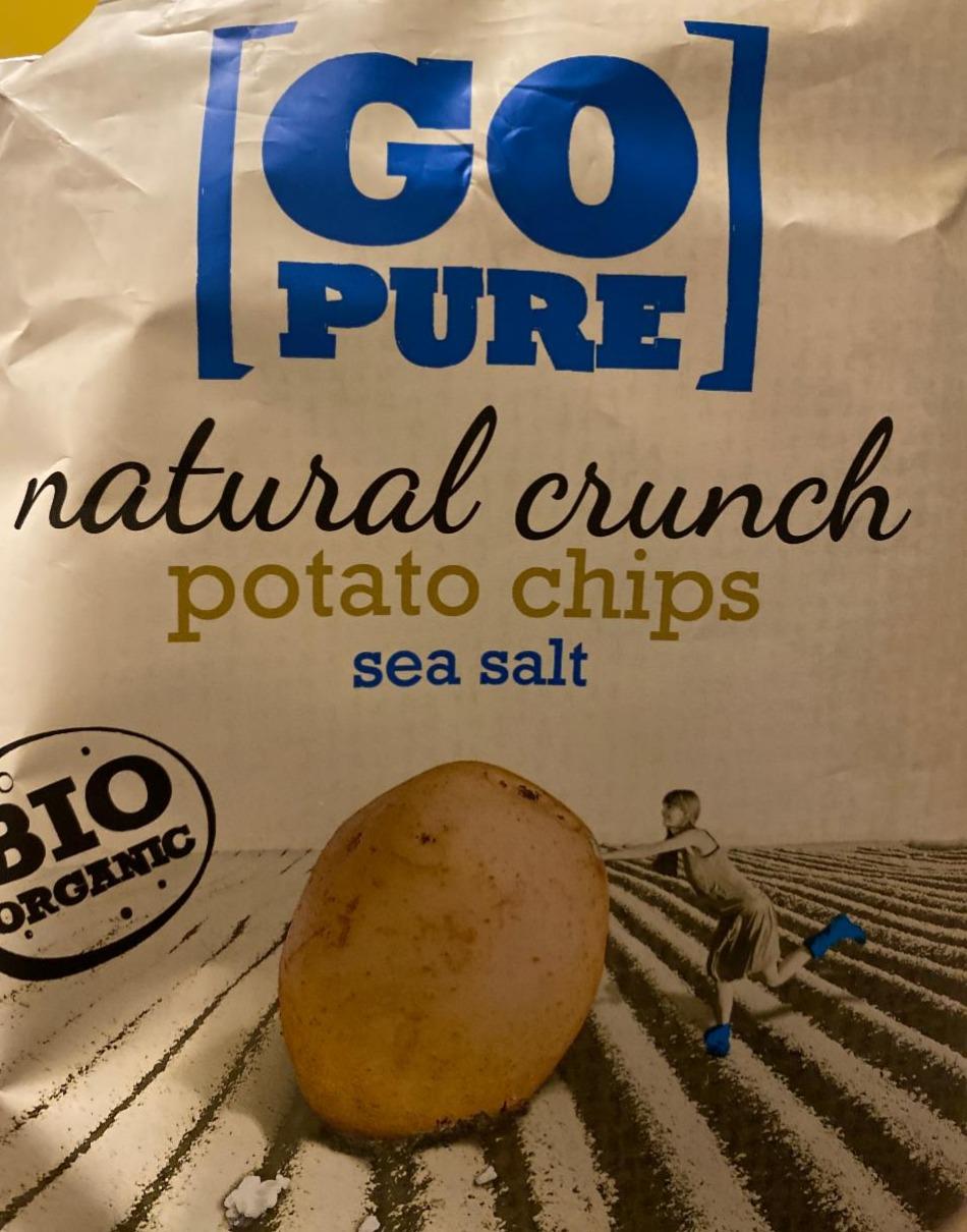 Фото - Natural Crunch potato chips sea salt GO Pure