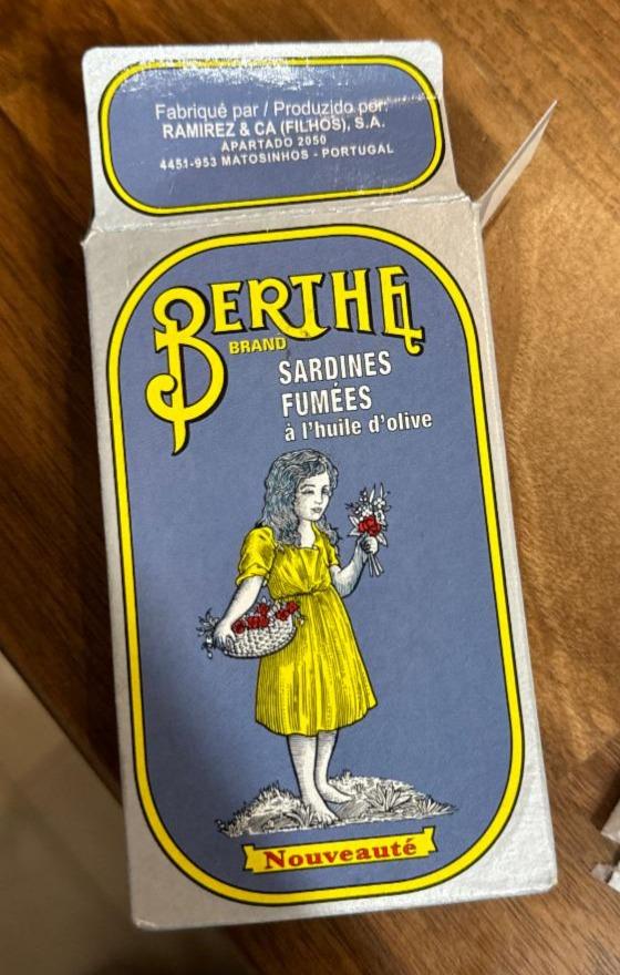 Фото - Сардини в оливковій олії з копченим ароматом Berthe