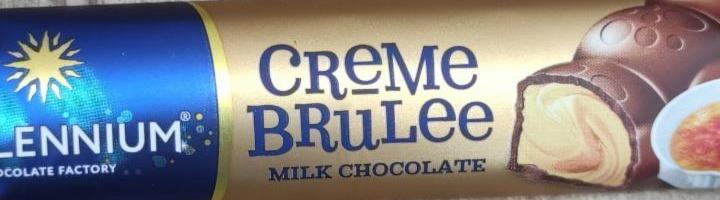 Фото - Шоколад Millennium Creme Brulle молочний з начинкою Millennium