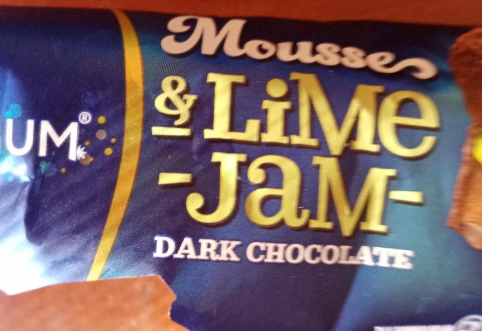 Фото - Шоколад чорний з мусовою і лаймовою начинкою Mousse Millennium Міленіум