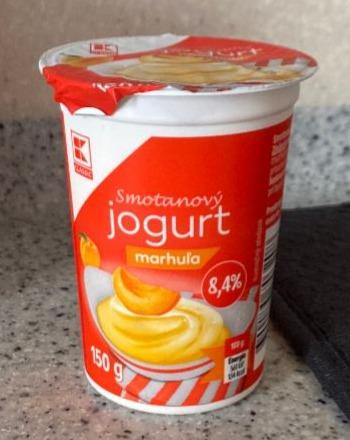 Фото - Jogurt 8.4% smetanovy Marhula K-Classic