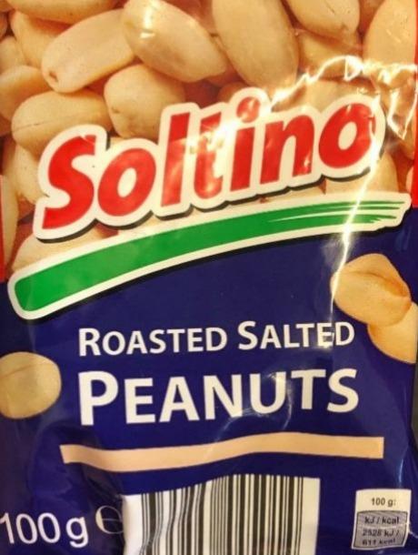 Фото - Арахіс очищений солоний Roasted Salted Peanuts Soltino