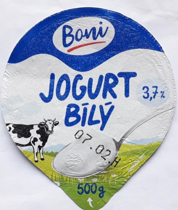 Фото - jogurt bílý 3.7% tuku Boni