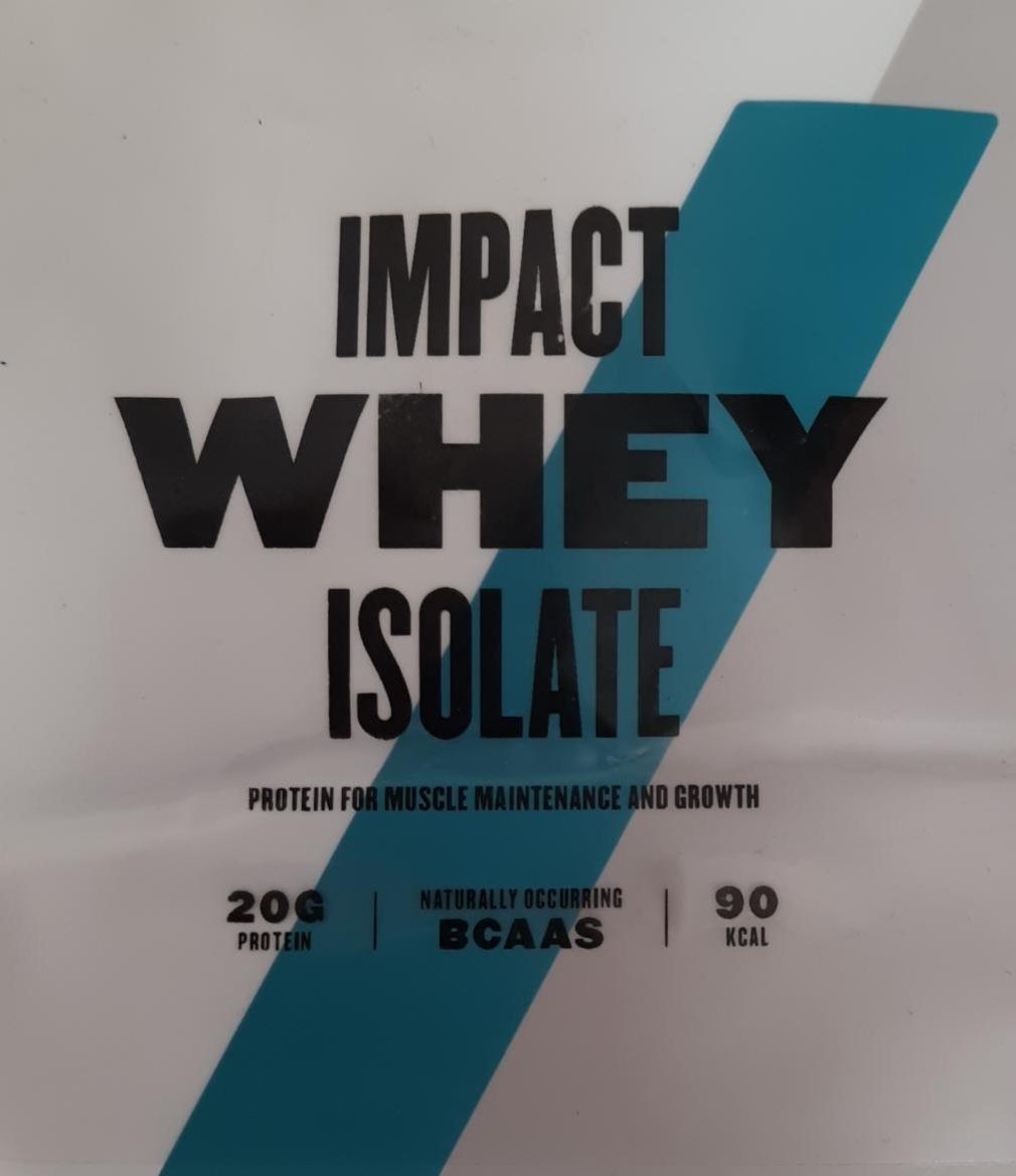 Фото - Протеїн зі смаком білого шоколаду Whey Impact Isolate White Chocolate MyProtein
