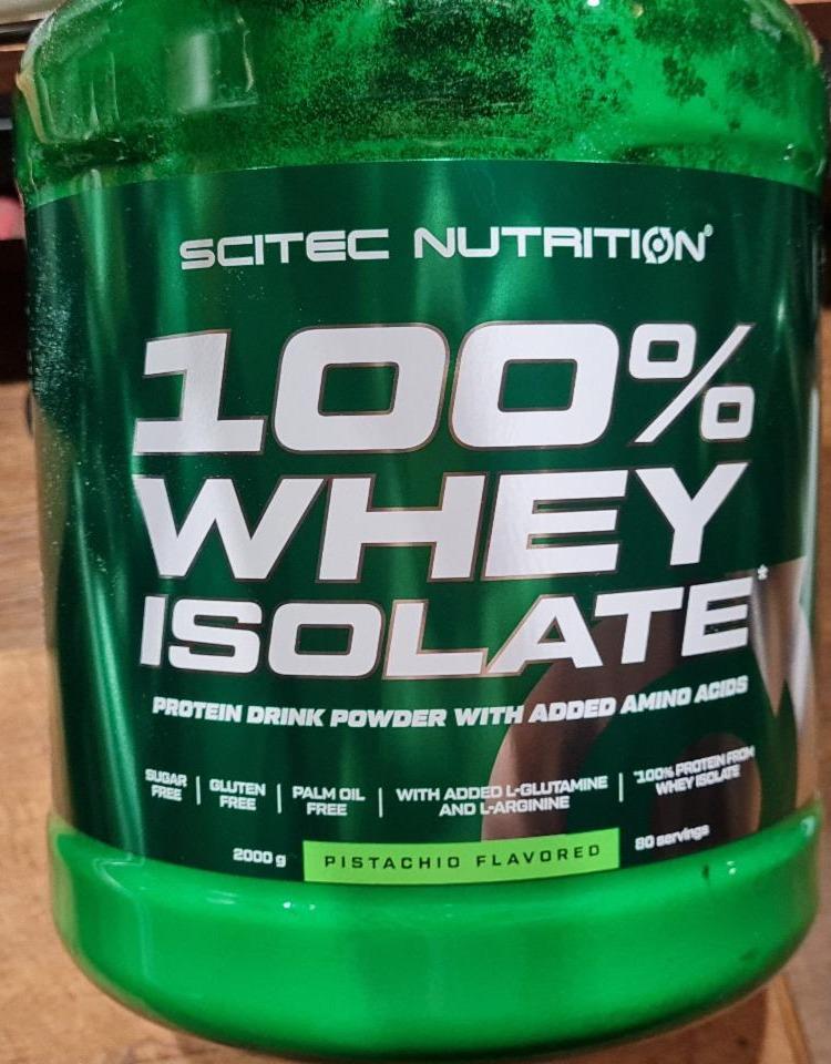 Фото - 100% Whey Isolate Pistachio flavored Scitec Nutrition