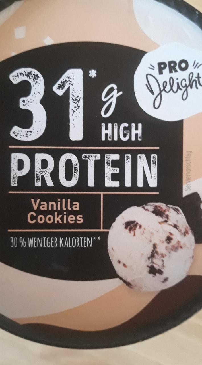 Фото - Морозиво протеїнове High Protein Vanilla Cookies Rewe