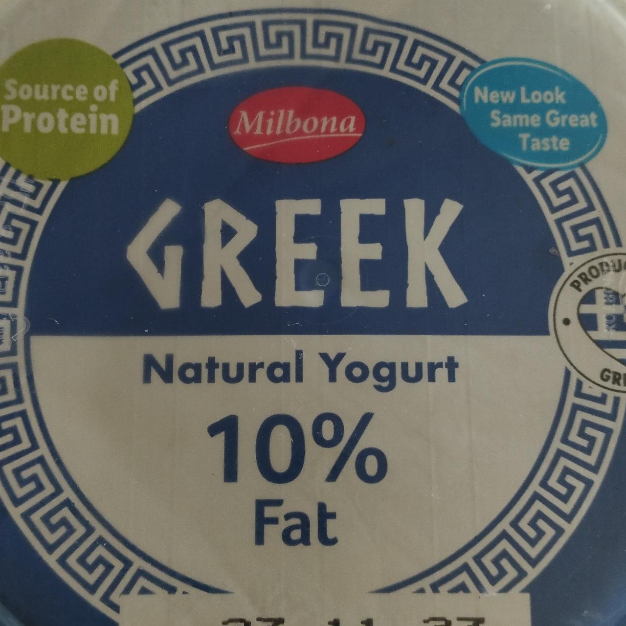 Фото - Greek yogurt 10% Fat Milbona