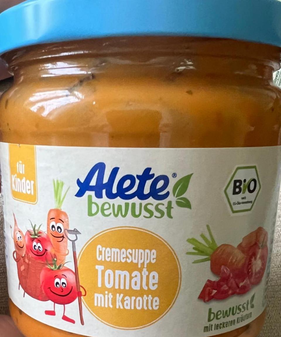 Фото - Крем-суп томатний з морквою Alete