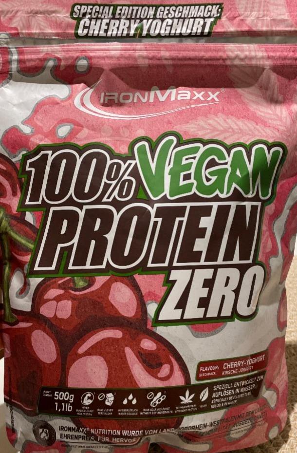 Фото - 100 % Vegan Protein Zero Cherry IronMaxx